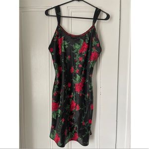 Silk Spaghetti Strap Nightgown